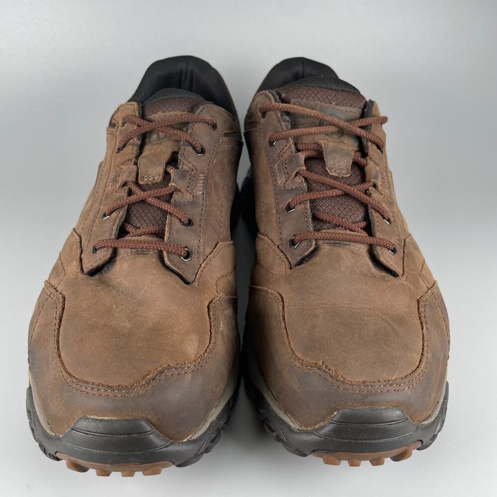 Merrell Moab Adventure Men 11.5W Brown Leather Hiking Shoe Outdoor Trail Sneaker - Picture 2 of 9